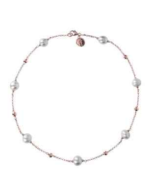 COLLANA CON PERLE ACQUA DOLCE E SFERE DONNA BRONZALLURE  WSBZ01007.WPRL BRONZALLURE