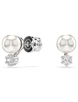 ORECCHINI LOBO MATRIX CRYSTAL PEARL RODIO DONNA SWAROVSKI  5694225 Swarovski
