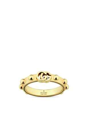 ANELLO ORO GIALLO 18 CARATI 12 DONNA GUCCI GG RUNNING