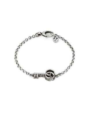 BRACCIALE CON CHIAVE 17CM UOMO-DONNA GUCCI GG MARMONT YBA632207001017 Gucci