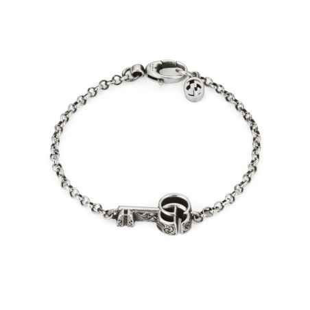 BRACCIALE CON CHIAVE 17CM UOMO-DONNA GUCCI GG MARMONT YBA632207001017 Gucci