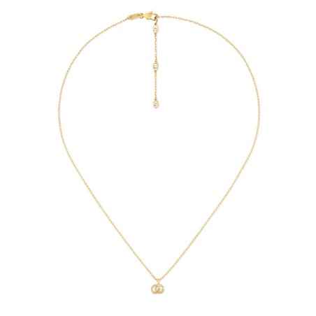 COLLANA ORO GIALLO 18 CARATI DONNA GUCCI GG RUNNING YBB48163800100U Gucci