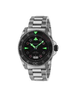 OROLOGIO ACCIAIO 45MM UOMO-DONNA GUCCI DIVE YA136221 Gucci
