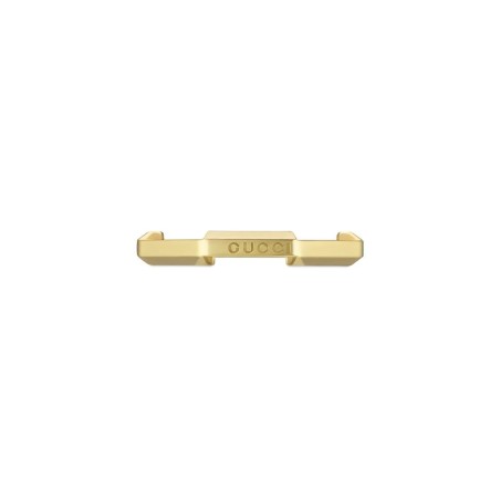ANELLO A SPECCHIO ORO GIALLO 18 CARATI DONNA GUCCI LINK TO LOVE YBC662194001012 Gucci