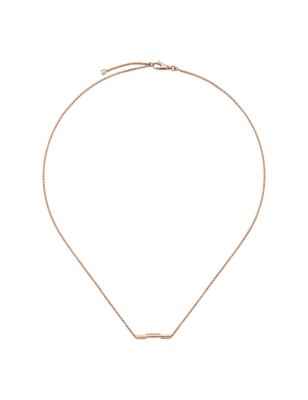 COLLANA CON BARRETTA 'GUCCI' ORO ROSA DONNA GUCCI LINK TO LOVE