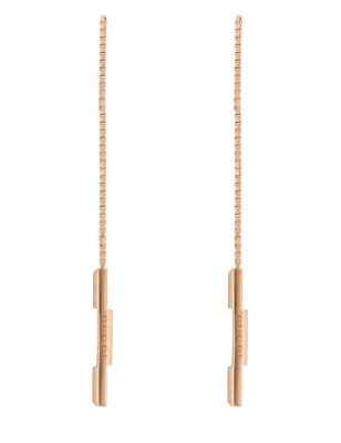 ORECCHINI ORO ROSA A CATENA CON BARRETTA 'GUCCI' DONNA GUCCI LINK TO LOVE YBD66211500200U Gucci