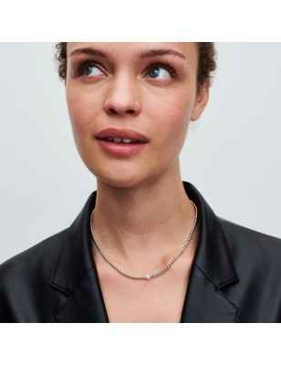 COLLANA PERLA D'ACQUA DOLCE E SFERE DONNA PANDORA  393176C01-45 Pandora