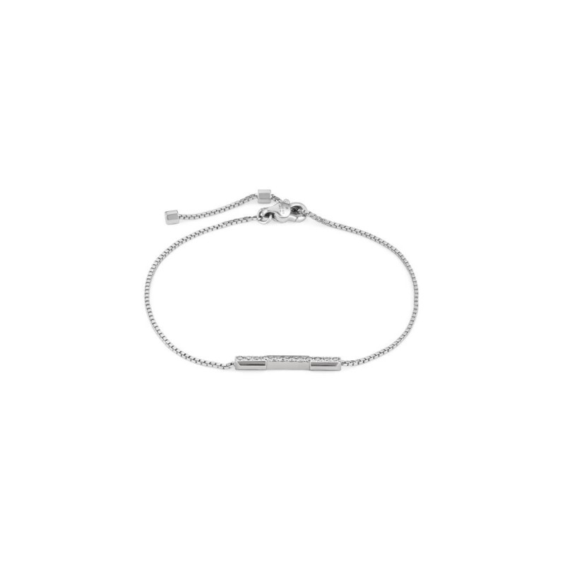 BRACCIALE ORO BIANCO CON DIAMANTI DONNA GUCCI LINK TO LOVE BRACCIALE ORO BIANCO CON DIAMANTI DONNA GUCCI LINK TO LOVE