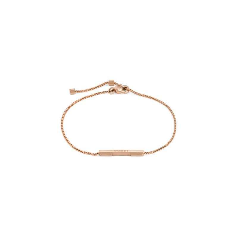 BRACCIALE CON BARRETTA 'GUCCI' ORO ROSA DONNA GUCCI LINK TO LOVE BRACCIALE CON BARRETTA 'GUCCI' ORO ROSA DONNA GUCCI LINK TO LOVE