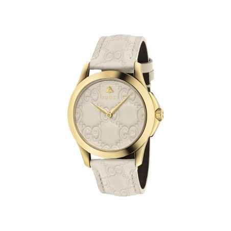 OROLOGIO 38MM PELLE SIGNATURE DONNA GUCCI G-TIMELESS YA1264033 Gucci