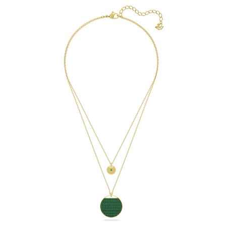 COLLANA PENDENTE STRATIFICATO GINGER VERDE DONNA SWAROVSKI 5642947 Swarovski