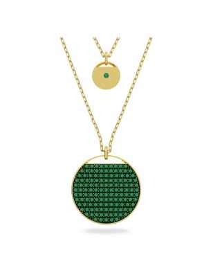 COLLANA PENDENTE STRATIFICATO GINGER VERDE DONNA SWAROVSKI