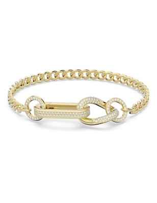 BRACCIALE DEXTERA PAVE COLOR ORO M DONNA SWAROVSKI  5636740 Swarovski