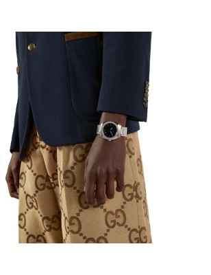 OROLOGIO GG2570 41MM QUADRANTE NERO UOMO GUCCI YA142301 Gucci