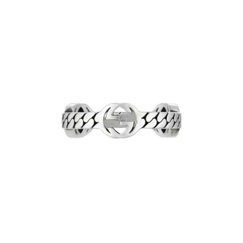 ANELLO GG IN ARGENTO 16 DONNA GUCCI INTERLOCKING G ANELLO GG IN ARGENTO 16 DONNA GUCCI INTERLOCKING G