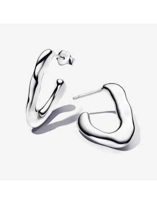 ORECCHINI CERCHI A V APERTI SINUOSA DONNA PANDORA  293290C00 Pandora