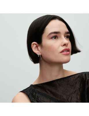 ORECCHINI CERCHI A V APERTI SINUOSA DONNA PANDORA  293290C00 Pandora