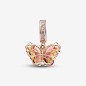 CHARM PENDENTE FARFALLA ARANCIONE E ROSA DONNA PANDORA 