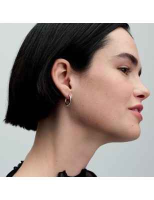 ORECCHINI CERCHI COMPONIBILI 18MM DONNA PANDORA 