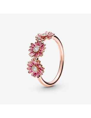 ANELLO TRIS DI MARGHERITE ROSA DONNA PANDORA  188792C01-48 Pandora