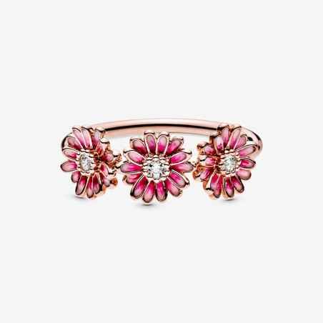 ANELLO TRIS DI MARGHERITE ROSA DONNA PANDORA 