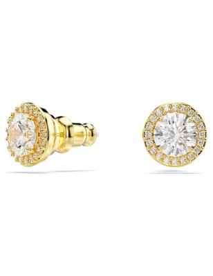 ORECCHINI A LOBO UNA TAGLIO ROUND DONNA SWAROVSKI 