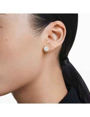 ORECCHINI A LOBO UNA TAGLIO ROUND DONNA SWAROVSKI  5686637 Swarovski