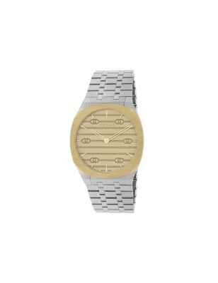 OROLOGIO GUCCI 25H 34MM PLACCATO ORO DONNA YA163403 Gucci