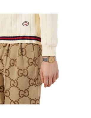 OROLOGIO GUCCI 25H 38MM PLACCATO ORO UOMO-DONNA YA163405 Gucci