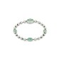 BRACCIALE ARGENTO SMALTO VERDE 17CM DONNA GUCCI INTERLOCKING G BRACCIALE ARGENTO SMALTO VERDE 17CM DONNA GUCCI INTERLOCKING G