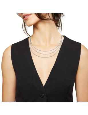 COLLANA TRE GIRI SINUOUS DONNA BREIL TJ3094 Breil