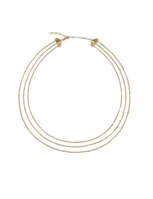 COLLANA TRE GIRI ACCIAIO IPD GOLD DONNA BREIL  TJ3095 Breil
