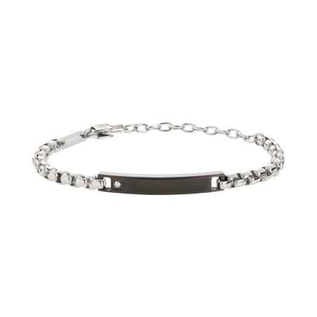 BRACCIALE BICOLOR UOMO BREIL TAG & CROSS TJ3221 Breil