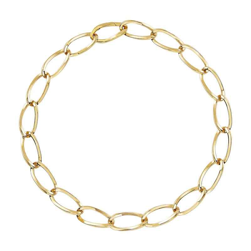 COLLANA HOOP IN ACCIAIO COLOR ORO DONNA BREIL 