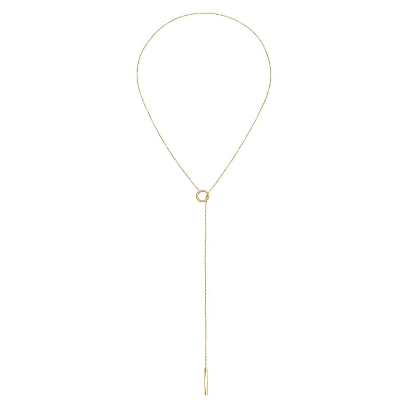 COLLANA FLOW LUNGA ACCIAIO IP GOLD DONNA BREIL 