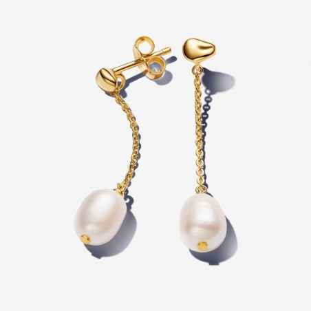 ORECCHINI PENDENTI CON PERLA ACQUA DOLCE DONNA PANDORA  263313C01 PANDORA