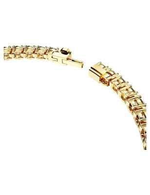 BRACCIALE MATRIX TENNIS TAGLIO TONDO ORO XL SWAROVSKI  5657663 Swarovski