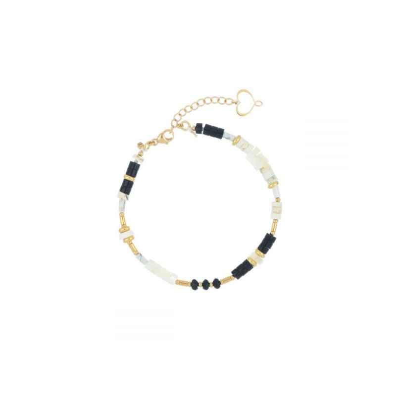BRACCIALE MIA AFRICA NERO E BIANCO MAMAN ET SOPHIE BRACCIALE MIA AFRICA NERO E BIANCO MAMAN ET SOPHIE