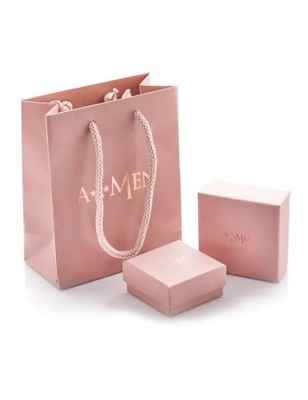 GIROCOLLO ARCOBALENO CON BARRETTA DI ZIRCONI AMEN ELEGANCE CLRATAGMZ3 Amen