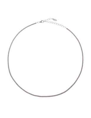 COLLANA TENNISMANIA ARGENTO ZIRCONI BIANCHI AMEN CLT2BB AMEN