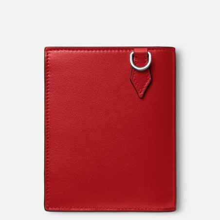 PORTAFOGLIO 6 SCOMPARTI ROSSO DONNA MONTBLANC MEISTERSTUCK