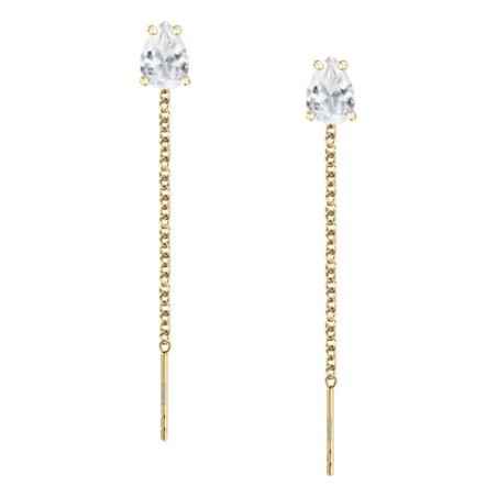 ORECCHINI PENDENTI CON ZIRCONE BIANCO MORELLATO SAIW208 Morellato