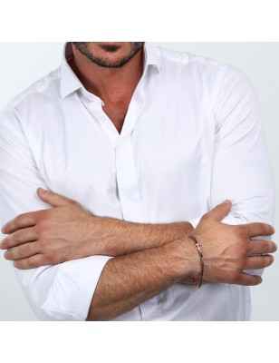 BRACCIALE TENNIS ZIRCONI NERI CON ANCORA UOMO MORELLATO  SATT04 Morellato