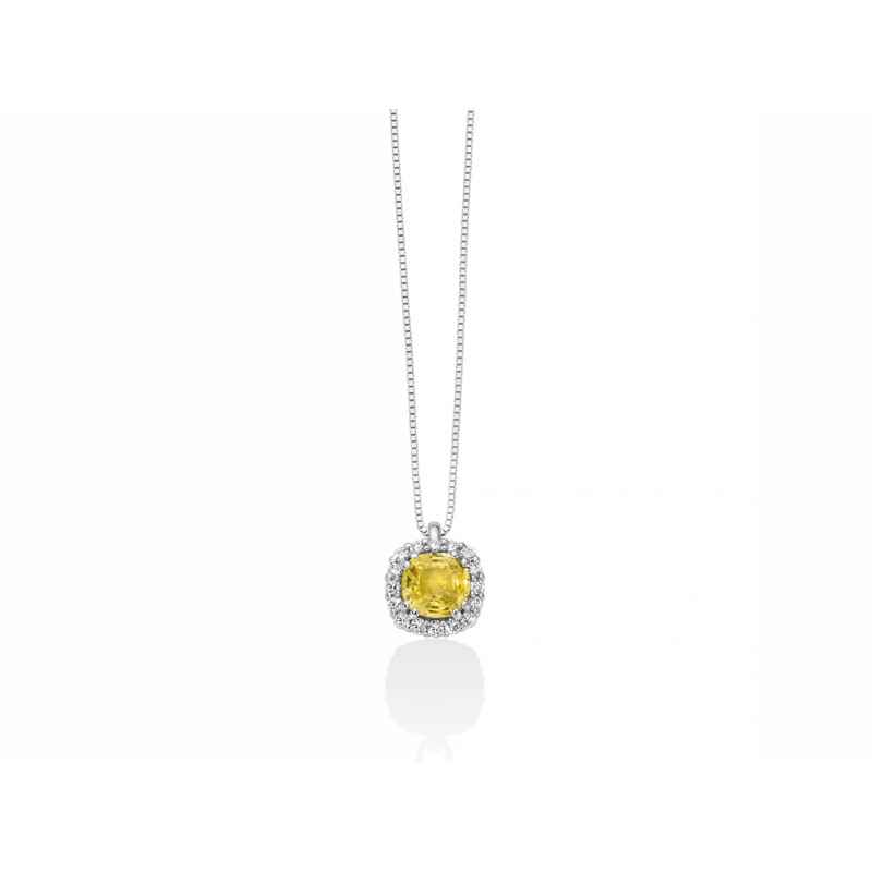 COLLANA ZAFFIRO GIALLO PREMIUM GEMME DONNA MILUNA