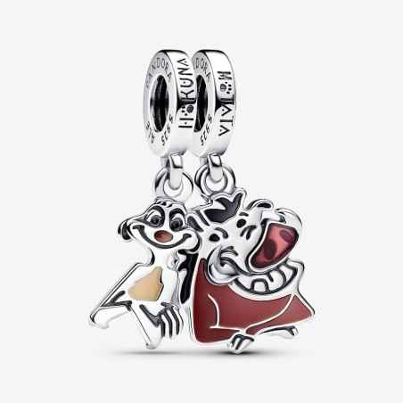 CHARM DISNEY PENDENTE TIMON E PUMBAA DIVISIBILE DONNA PANDORA  793357C01 Pandora