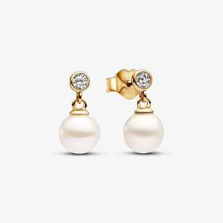 ORECCHINI PENDENTI PERLE PUNTI LUCE DONNA PANDORA TIMELESS 263153C01 Pandora