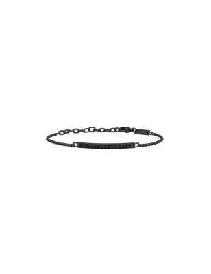 BRACCIALE ACCIAIO NERO LIGHT ROW UOMO BREIL  TJ3519 Breil