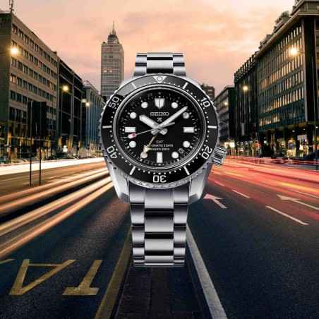 OROLOGIO RIEDIZIONE 1968 HERITAGE DIVER'S GMT WATCH UOMO SEIKO PROSPEX SPB383J1 Seiko