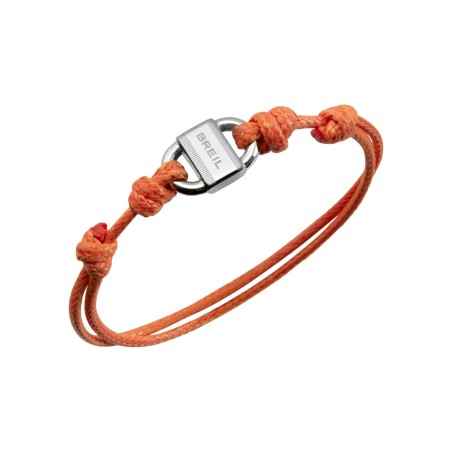 BRACCIALE B LOCK CORDINO ARANCIONE UOMO BREIL  TJ3630 Breil