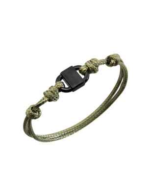 BRACCIALE B LOCK CORDINO VERDE UOMO BREIL  TJ3626 Breil